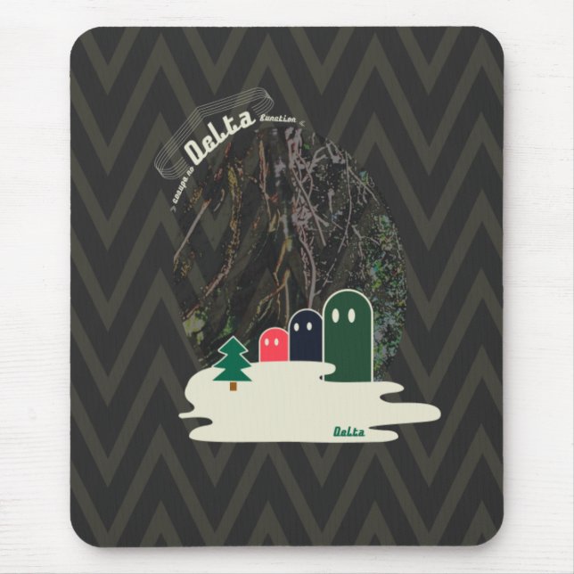 湖の不思議な生き物Delta01typeAマウスパッド Mousepad (Vorne)
