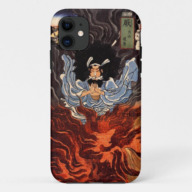 火 男, 国 Mann 芳 Feuers, Kuniyoshi, Ukiyo-e Case-Mate iPhone Hülle (Rückseite)