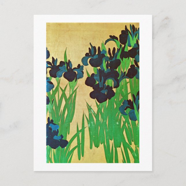 燕 子 図 (部 分), 光 Ire (Detail), Kōrin, Japan Art Art Postkarte (Vorderseite)