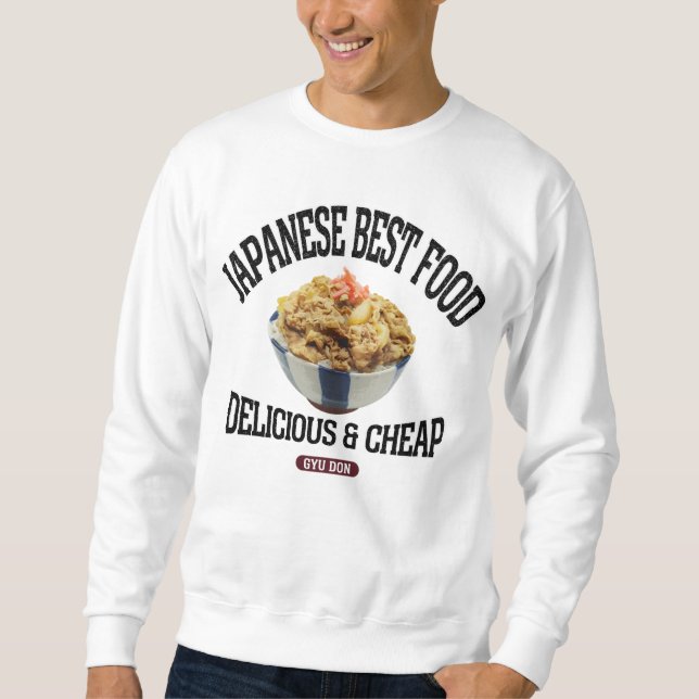 牛丼（ビンテージ風） SWEATSHIRT (Vorderseite)
