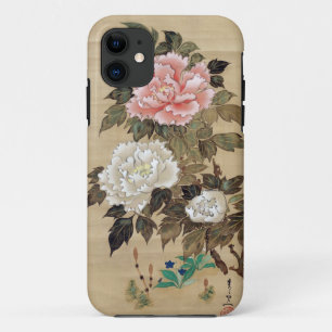 牡丹, 其一 Pfingstrose, Kiitsu, Japan-Kunst iPhone 11 Hülle