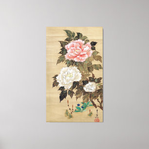 牡 丹, 其, Kiitsu, Japan Art Leinwanddruck