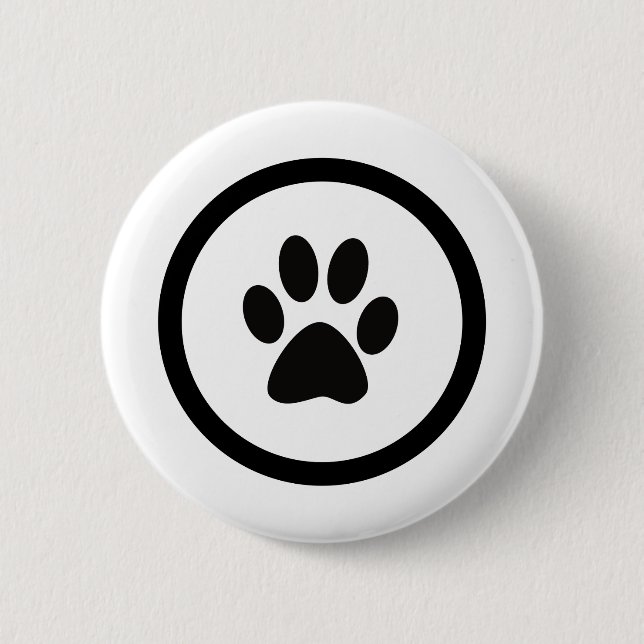 猫の手紋 BUTTON (Vorderseite)