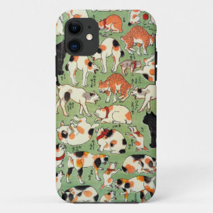 猫尽両めん合, 芳藤 Katzen der Edo-Ära, Yoshifuji, Ukiyo-e Case-Mate iPhone Hülle