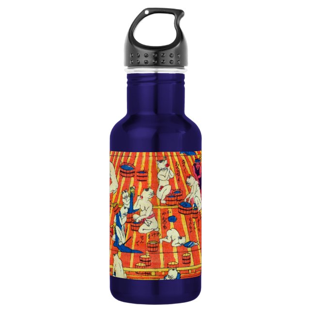 猫 お ぶ や, 作 の EDELSTAHLFLASCHE (Vorderseite)