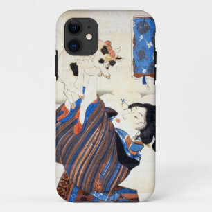 猫 と 女, 国 Katze und Frauen, Kuniyoshi, Ukiyo-e Case-Mate iPhone Hülle