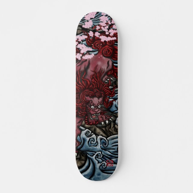 獅 子 - SHISHI - SKATEBOARD (Vorne)