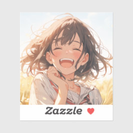 田舎娘アイコン/Country Girl icon Seal | 東京娘 GenerartiveAI Aufkleber