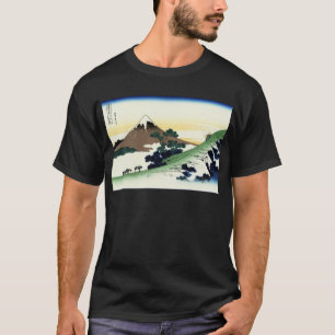 甲 州 犬 峠, 北 Blick 斎 Fuji aus Inume, Hokusai T-Shirt