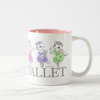 白猫バレリーナ　マグカップ ZWEIFARBIGE TASSE