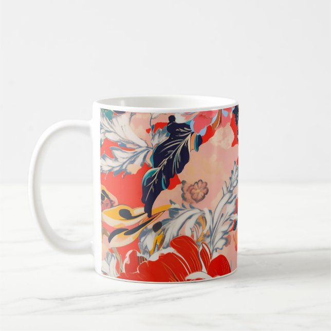 百花繚乱 Reimagined2 Kaffeetasse (Links)