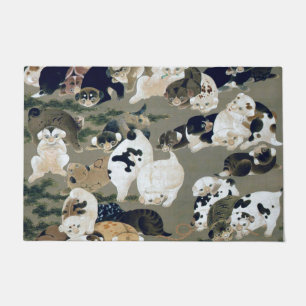 百 犬 図, 伊 藤 冲 hundert Dogs, Itō Jakuchū Fußmatte
