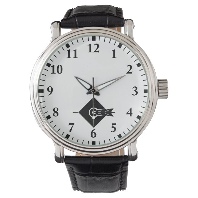 的に当たり矢 ARMBANDUHR (Vorderseite)