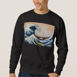 神奈川沖浪裏, 北斎 große Welle, Hokusai Sweatshirt