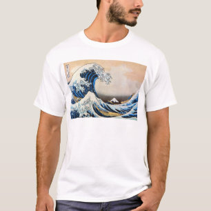 神奈川沖浪裏, 北斎 große Welle, Hokusai T-Shirt