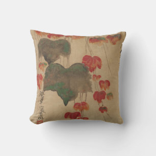 秋 蔦, 乾 Herbst Ivy, Kenzan, Japan Art Art Kissen