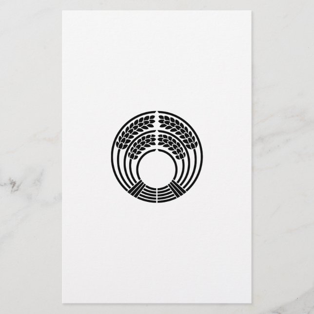 稲荷抱き稲 BRIEFPAPIER (Vorderseite)