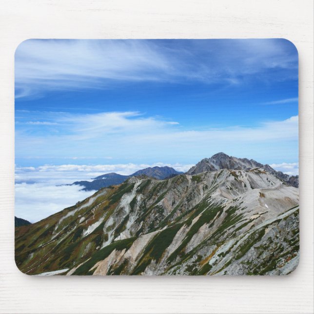 立山連峰の山並み MOUSEPAD (Vorne)