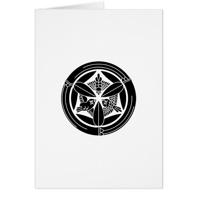 竹 の 丸 に 羽 雀 三 (Vorne)