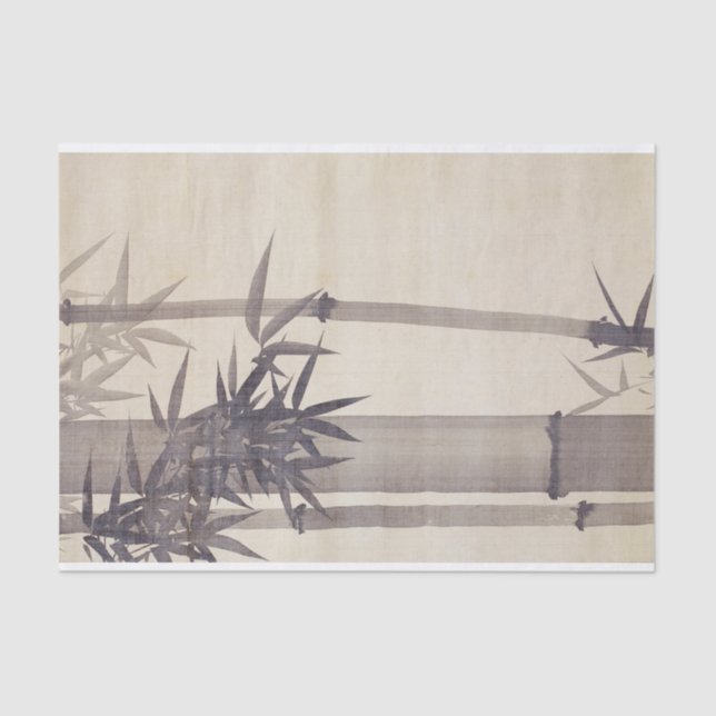 竹, 其一 Bamboo, Kiitsu, Japanese Art Seidenpapier (Vorderseite)