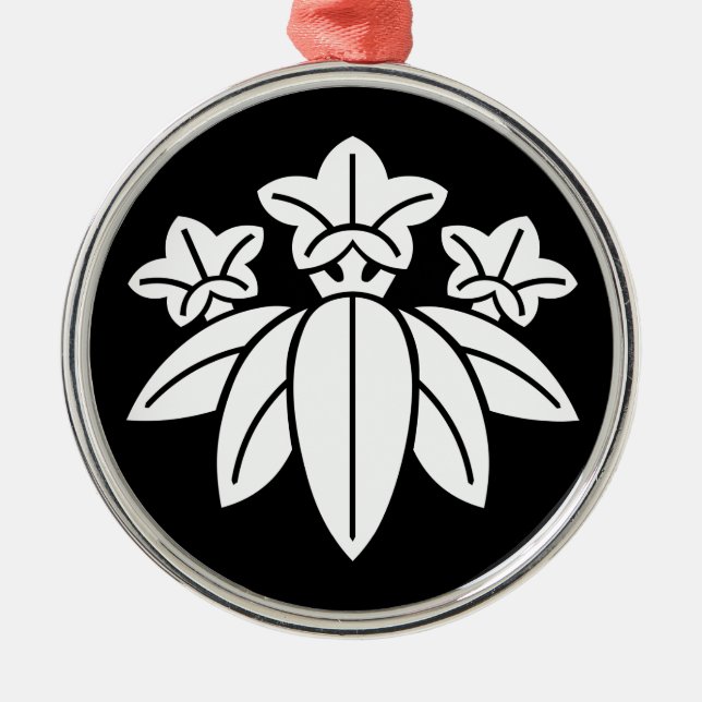 笹 龍 胆 SILBERNES ORNAMENT (Vorne)
