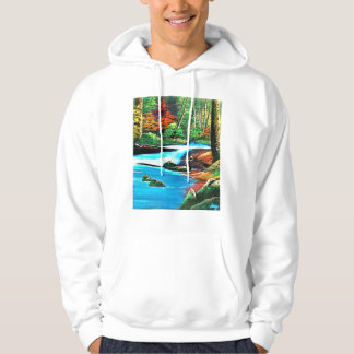 紅葉の渓流2 HOODIE