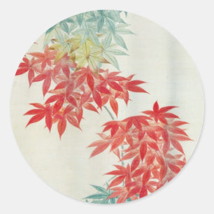紅 葉, 其 japanischer Ahornbaum, Kiitsu Runder Aufkleber