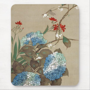 紫 陽 花, 抱 一 Hydrangea, Hōitsu Mousepad