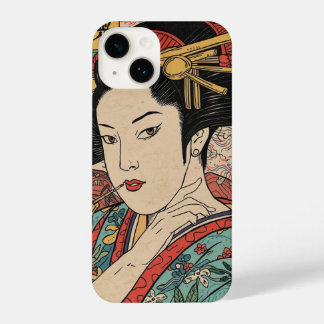 美人画・アバンギャルド江戸絵巻 iPhone 14 HÜLLE