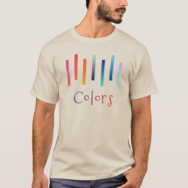 色 colores color’s  T-Shirt (Vorderseite)