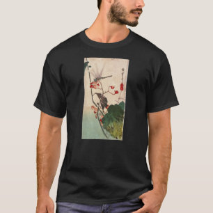 花にトンボ, 広重 Libelle und Blume, Hiroshige, Ukiyo-e T-Shirt