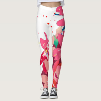 花のレギンス LEGGINGS