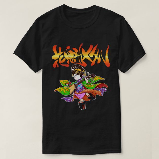 花魁メタル2 OIRAN-METAL2 T-Shirt (Design vorne)