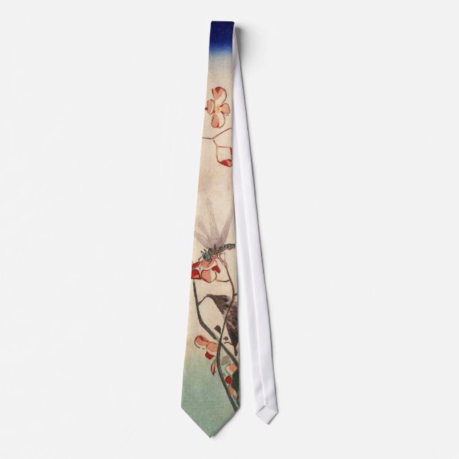 花 に ボ, 広 Dragonfly und Blume, Hiroshige, Ukiyo-ト Krawatte (Vorderseite)
