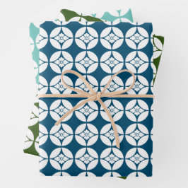 花 菱 七 宝 GESCHENKPAPIER SET