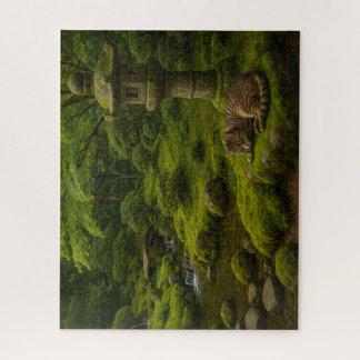 苔むす石と水音の庭|Moss and Whispering Water in a Japanese Puzzle