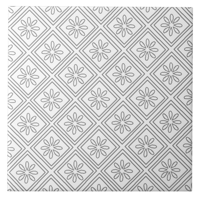 菊（ホワイト） FLIESE (Vorderseite)