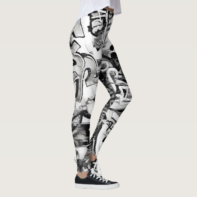 落書き通り GRAFFITI (Rakugaki) Leggings (Rechts)