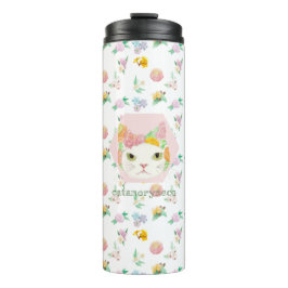 葩猫(flower cat/gato de flor) thermosbecher