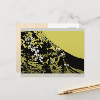 蒔絵風ユキヤナギのポストカード POSTKARTE