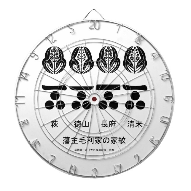 藩 ​ 主 ​ 毛 利 ​ DARTSCHEIBE (vorne)