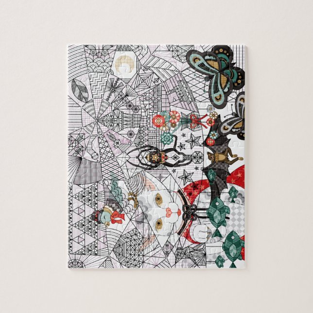 蜘蛛の巣アーティスト（Spider's web artist） Puzzle (Vertikal)