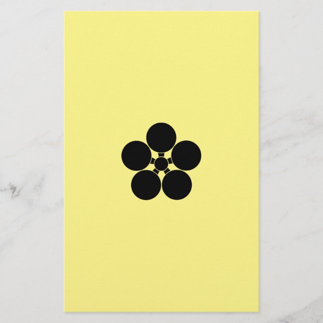 豊 後 梅 鉢_h 便 箋 briefpapier (Vorderseite)