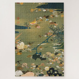 貝 甲 図, 若 Muscheln, Jakuchū, Japan Art Art Puzzle