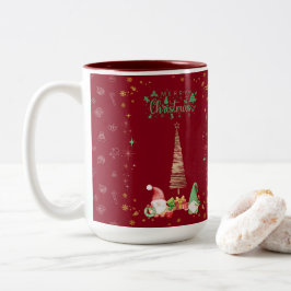 赤色かわいいサンタさんクリスマス♡  ZWEIFARBIGE TASSE