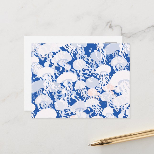 足元にご注意！ POSTKARTE (Vorderseite/Rückseite Beispiel)