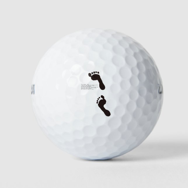 足跡 GOLFBALL (Vorderseite)