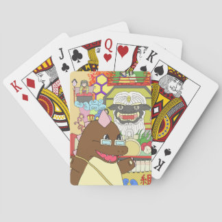 道の駅くじ やませ土風館オリジナルキャラクターどっふぅくん お祭りトランプ SPIELKARTEN