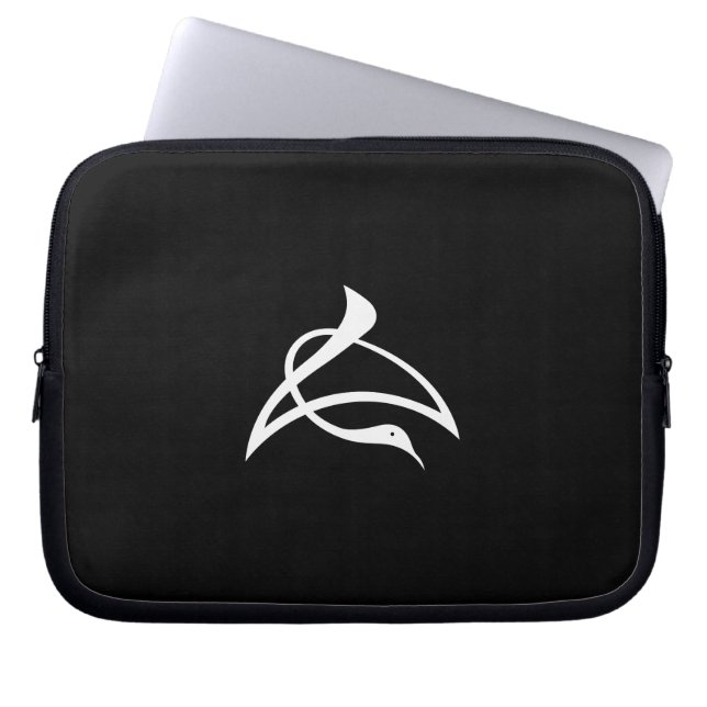 長 の 字 鶴 LAPTOPSCHUTZHÜLLE (Vorderseite)