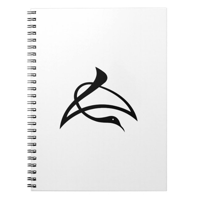 長 の 字 鶴 NOTIZBLOCK (Vorderseite)